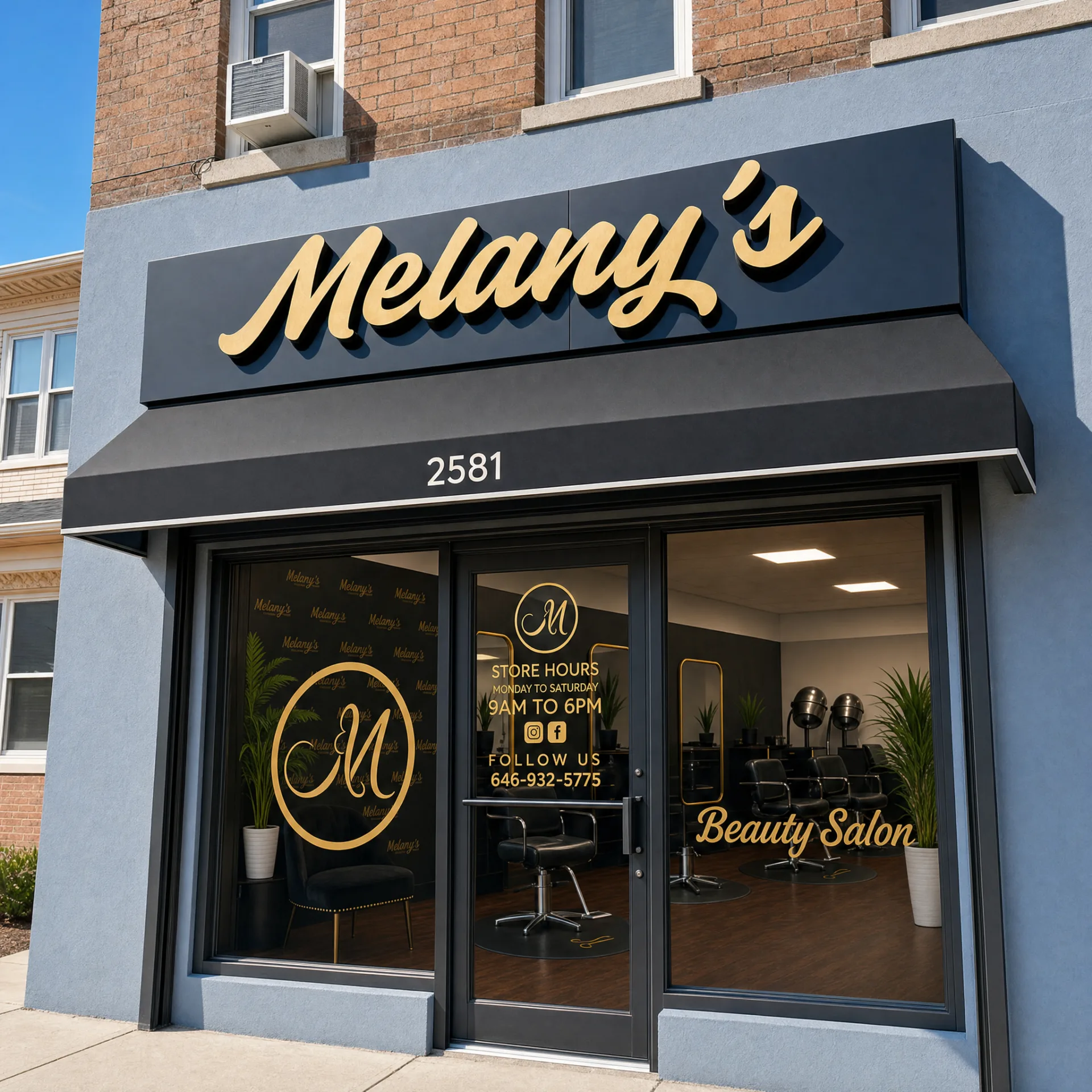 The storefront at 2581 Pitkin Avenue